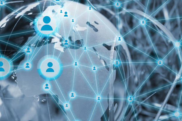 istock Global network of remote working professionals 1215121419
