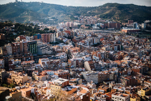istock Houses in Barcelona 1215128925