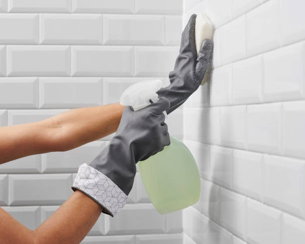 disinfecting bathroom tile 01 disinfecting bathroom tile bleach stock pictures, royalty-free photos & images