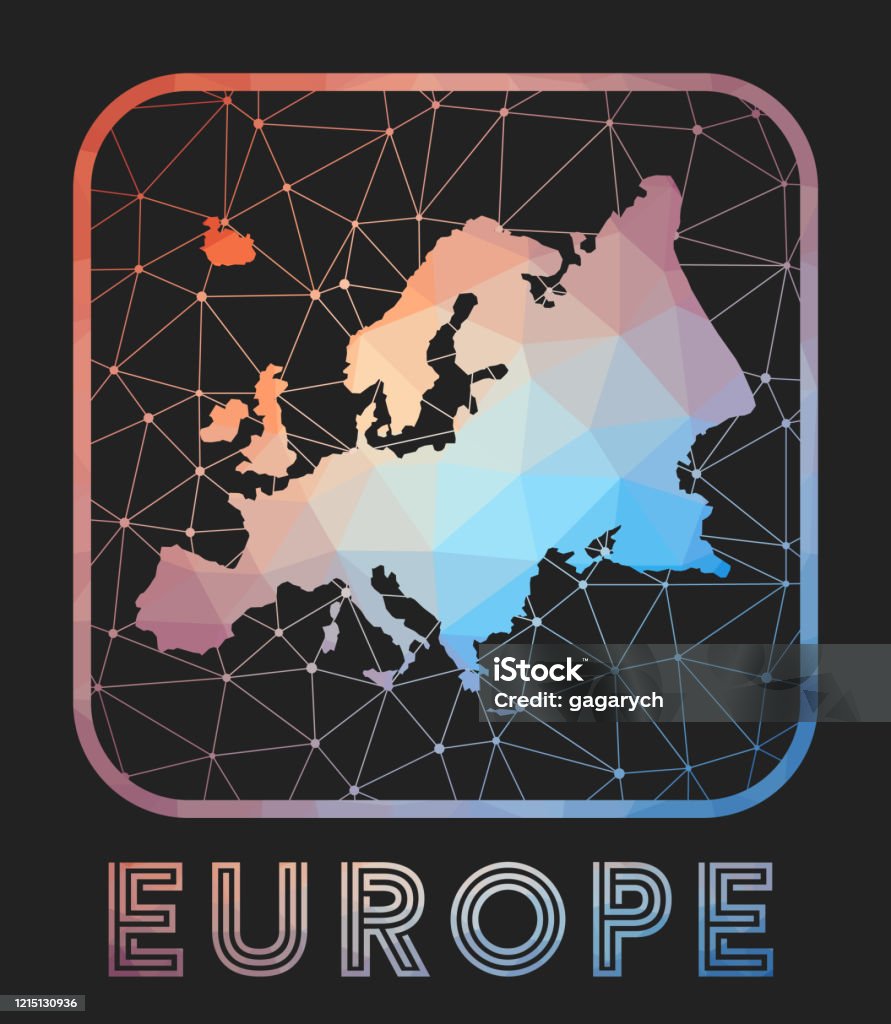 Europe Map Nice Design Europe Map Design Stock Illustration - Download Image Now - Abstract ...