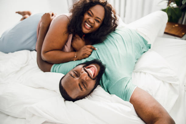 10,100+ Black Couple In Bed Stock Photos, Pictures & Royalty-Free Images -  iStock | Older black couple in bed, Black couple in bed talking