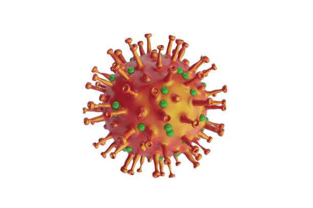 istock 3D Rendering of Corona Virus as Pandemic 1215137053