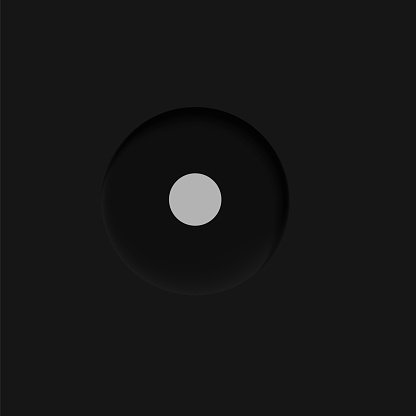 Very High Detailed Black User Interface Button For Websites And Mobile ...