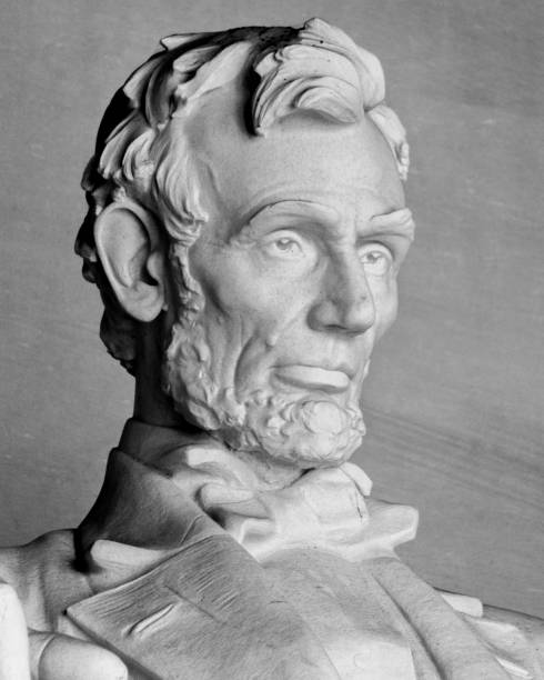 istock Abraham Lincoln statue - head shot 1215141207