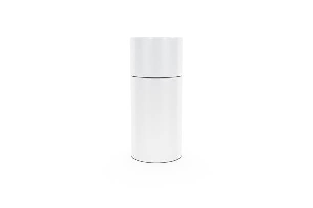 istock 3D Rendering of Blank Cosmetic Product Mock Up Template on White 1215142573