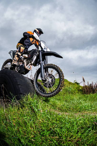 istock Enduro bike rider 1215144139