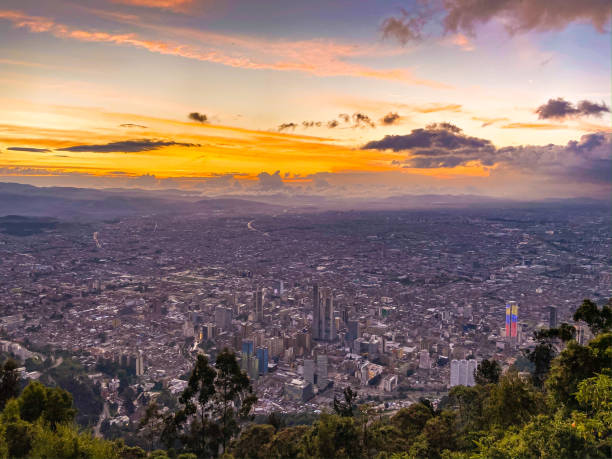 istock Montserrate view in Bogota, Colombia 1215149657