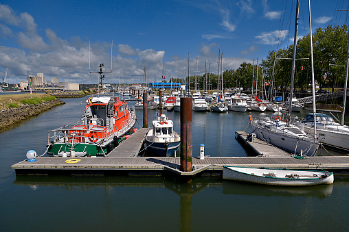 Port of Anglet, a commune in the Pyrénées-Atlantiques department in the Nouvelle-Aquitaine region of southwestern France.