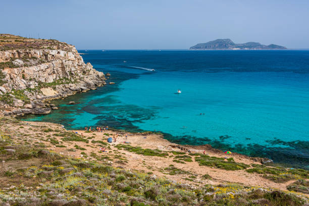 istock Cala Rossa in Favignana, Sicily 1215157623