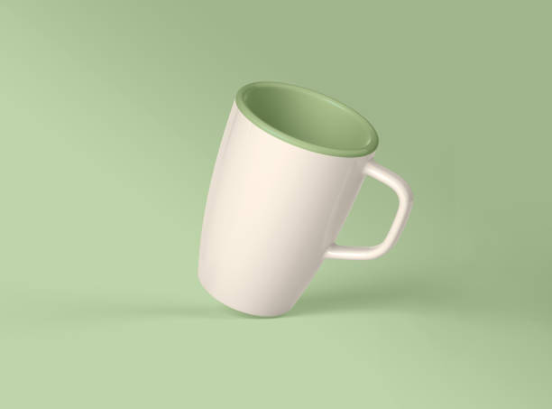 istock 3D Illustration. Blank coffee mug design mockup. 1215166894