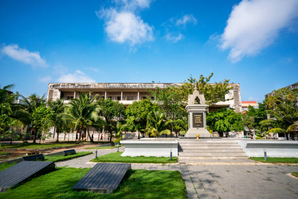 The Tuol Sleng Genocide Museum, Phnom Penh/Cambodia stock photo