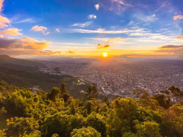 istock Montserrate view in Bogota, Colombia 1215173336