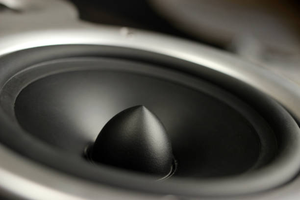 istock Acoustic column, musical speaker. Close up 1215176193