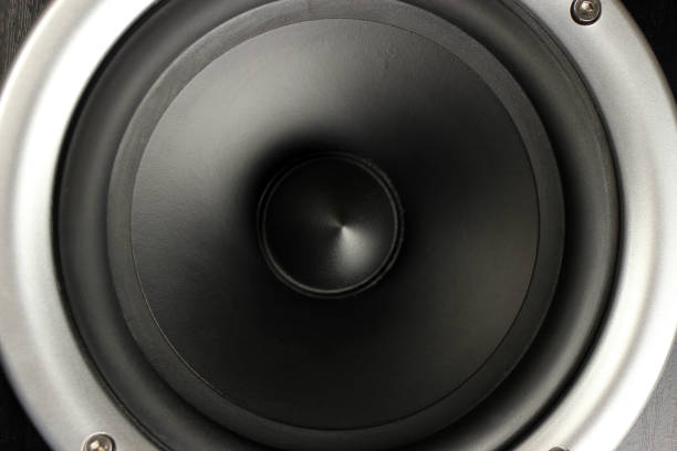 istock Acoustic column, musical speaker. Close up 1215176321