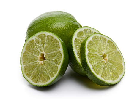 Lime isolated on white background