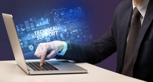 istock Businessman working on laptop 1215195381