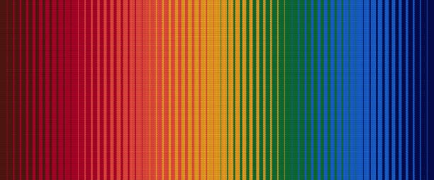 Blanket stripes seamless vector pattern. Background for Cinco de Mayo party decor or ethnic mexican fabric pattern with colorful stripes. Blanket stripes seamless vector pattern. Background for Cinco de Mayo party decor or ethnic mexican fabric pattern with colorful stripes. Serape design mexican sarape stock illustrations