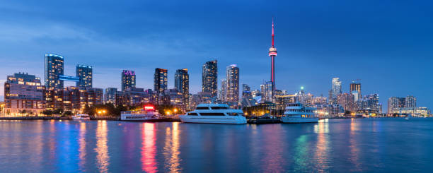 istock CN Tower Cityscape at dusk, Toronto, Ontario, Canada 1215200438