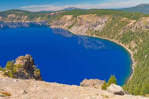 istock Blue Waters in a Volcanic Crater 1215201038