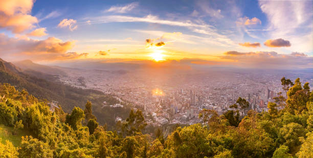 istock Montserrate view in Bogota, Colombia 1215205180