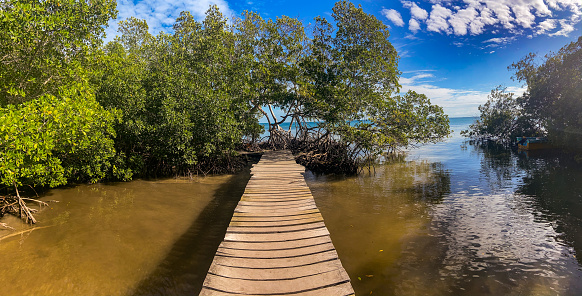 Tintinpan and isla Mucura in San Bernardo Islands, on Colombia's Caribbean Coast, South America