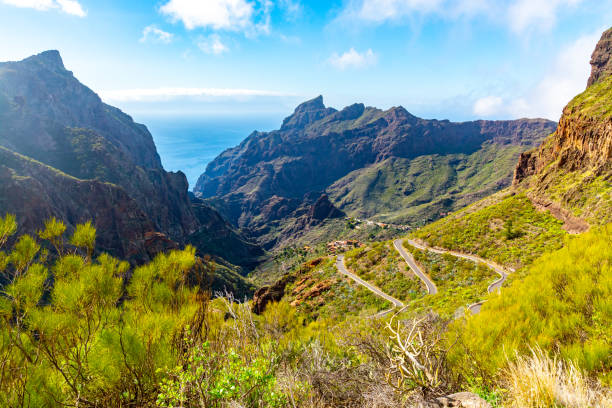 istock Difficult accessible hidden in mountains and ravines small scenery village Masca, Tenerife, Canary islands, Spain 1215206463