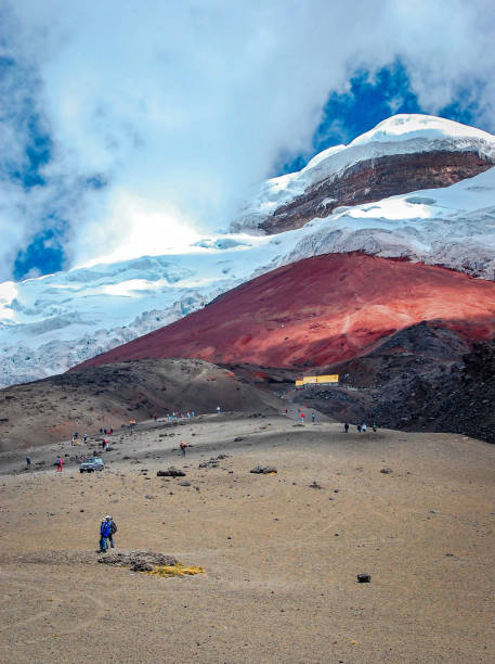 istock Cotopaxi volcano and safe-house 1215206801