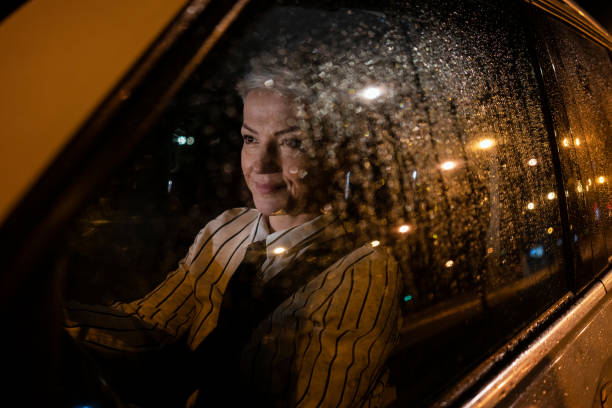 istock Woman in a car 1215208828