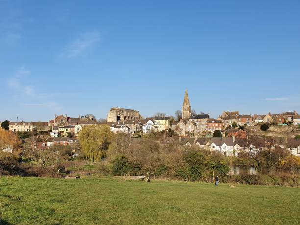 istock Walk along the River Avon in Malmesbury, Wiltshire 1215212061
