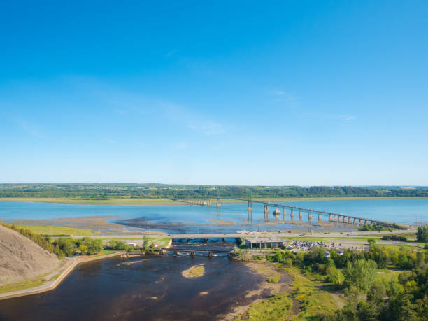 istock View from the Montmorency falls park, Quebec, Canada 1215214639