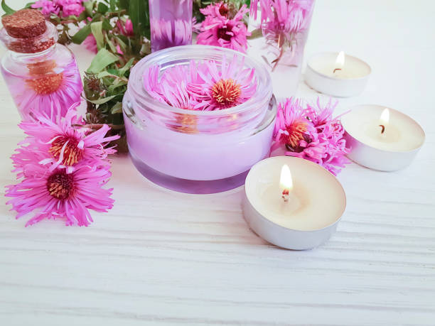 istock oil cosmetic flower candle 1215218676
