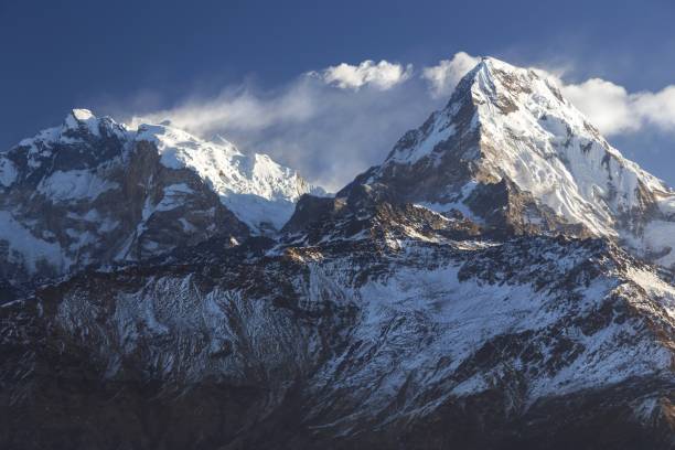 istock Annapurna Mountain Range From Poon Hill, Nepal Himalays 1215222787