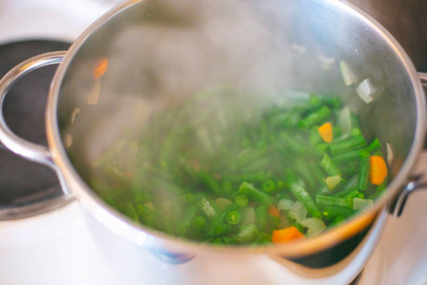istock Cooking green vegetarian meal 1215232432
