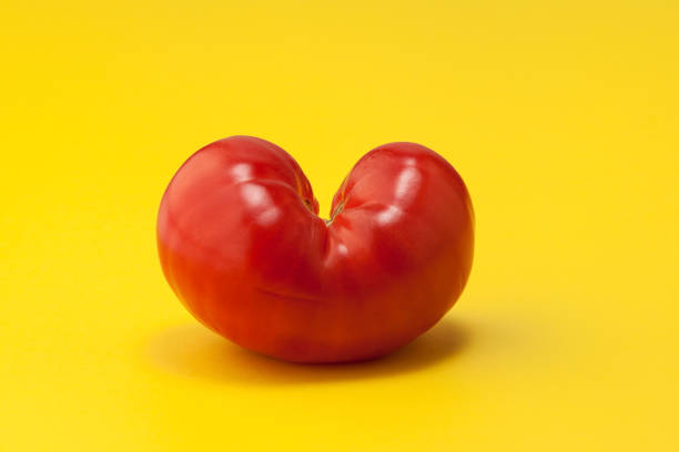 Red pear tomato in a pile