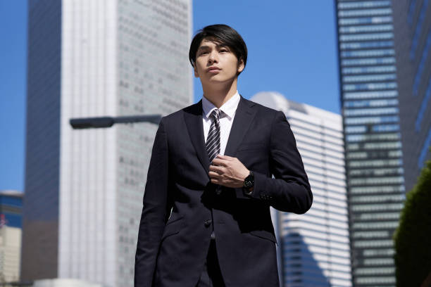 istock A Japanese male businessman 1215235530