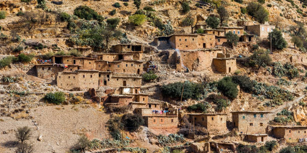 istock Village in the Atlas Mountains, Morocco. 1215237665