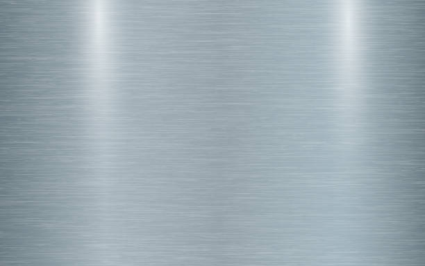 веб - brushed aluminum steel backgrounds stock illustrations