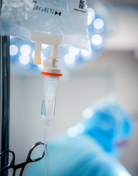 istock Close up of brine in operating room. 1215244321
