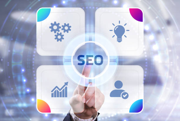 istock Business, Technology, Internet and network concept. SEO Search engine optimization marketing ranking. 1215246871