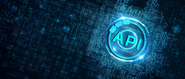 API - Interfaz de programación de aplicaciones. Herramienta de desarrollo de software. Concepto de negocios, tecnología moderna, Internet y networking photo