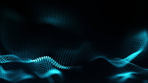 istock Abstract futuristic -  technology with polygonal shapes on dark blue background.  Design digital technology concept. 1215250214