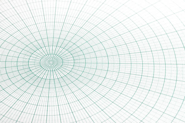 Graph Paper Circle Mesh Blank Backgrounds Grid Pattern - fotografia de stock
