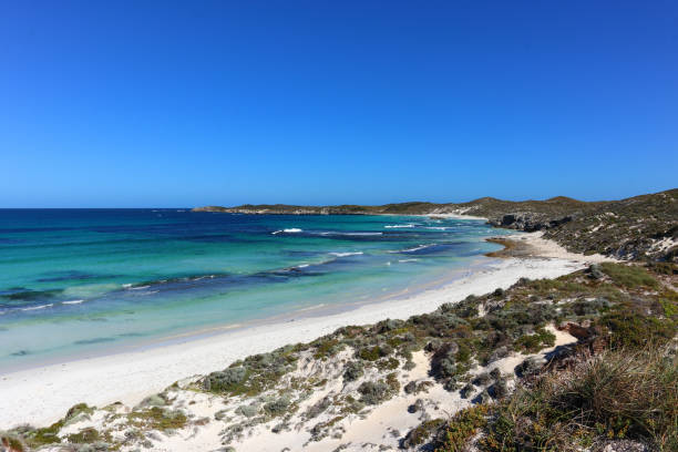 istock White beach and blue ocean, Rottnest Island, Perth, Western Australia 1215257745