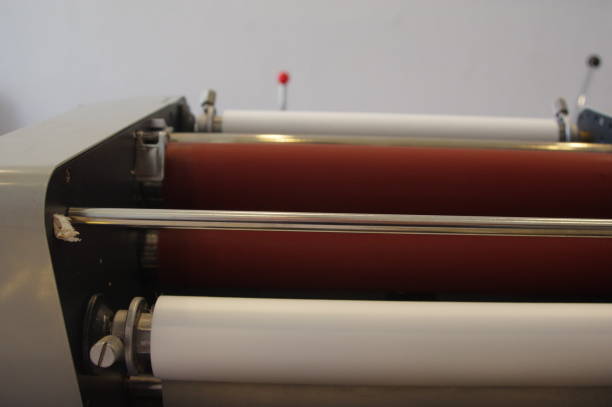 istock The image of a laminating machine 1215269811
