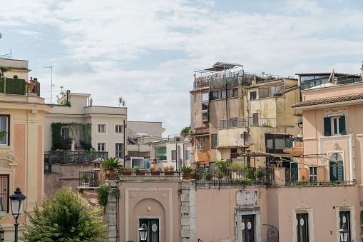 Rooftops Of Rome In Summer