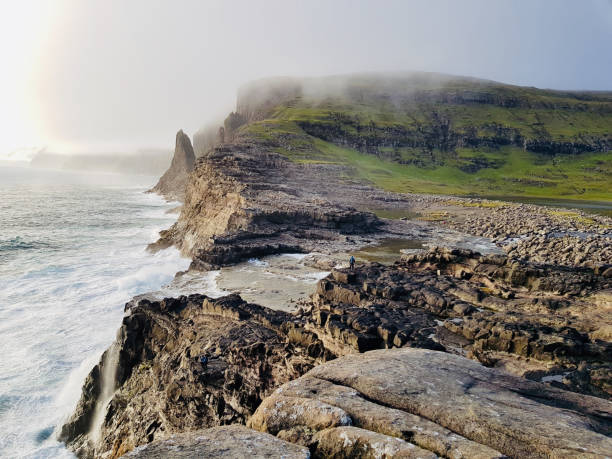 istock Faroe Islands Coast in the fog 1215290542