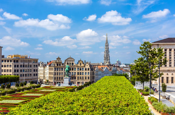 istock Brussels, Grand Place in the background 1215294118
