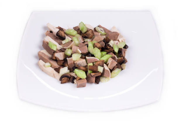 istock Delicious salad with beef tongue. 1215295014