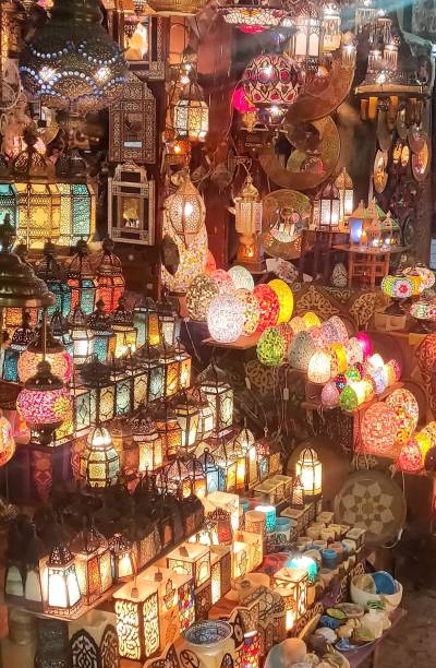 istock Egyptian Arabian light Lamps 1215296521