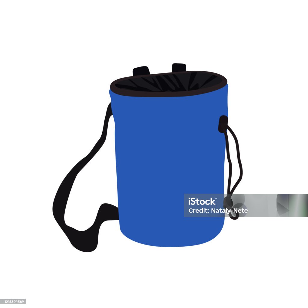 Chalk Bag For Rock Climbing Stock Illustration - Download Image